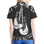 Victory King Of Boxing Print Women's Polo Shirt