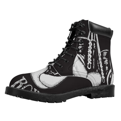 Victory King Of Boxing Print Work Boots