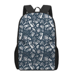 Video Game Devices Pattern Print 17 Inch Backpack