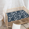 Video Game Devices Pattern Print Baby Crib Sheet