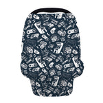 Video Game Devices Pattern Print Baby Seat Cover