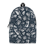 Video Game Devices Pattern Print Backpack