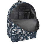 Video Game Devices Pattern Print Backpack