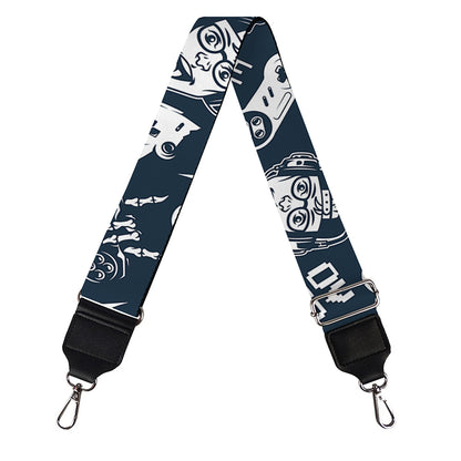 Video Game Devices Pattern Print Bag Strap