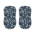 Video Game Devices Pattern Print Bar Stool Covers