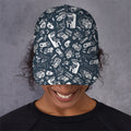 Video Game Devices Pattern Print Baseball Cap