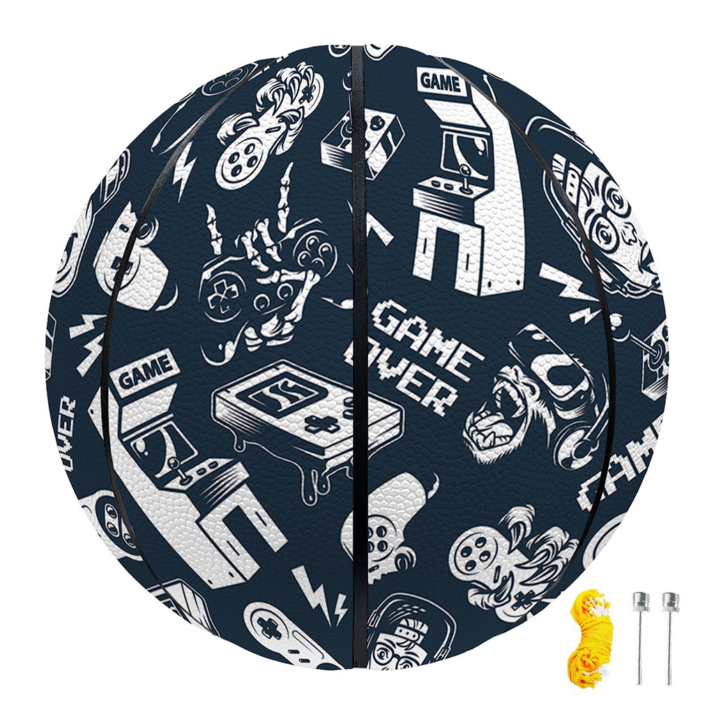 Video Game Devices Pattern Print Basketball