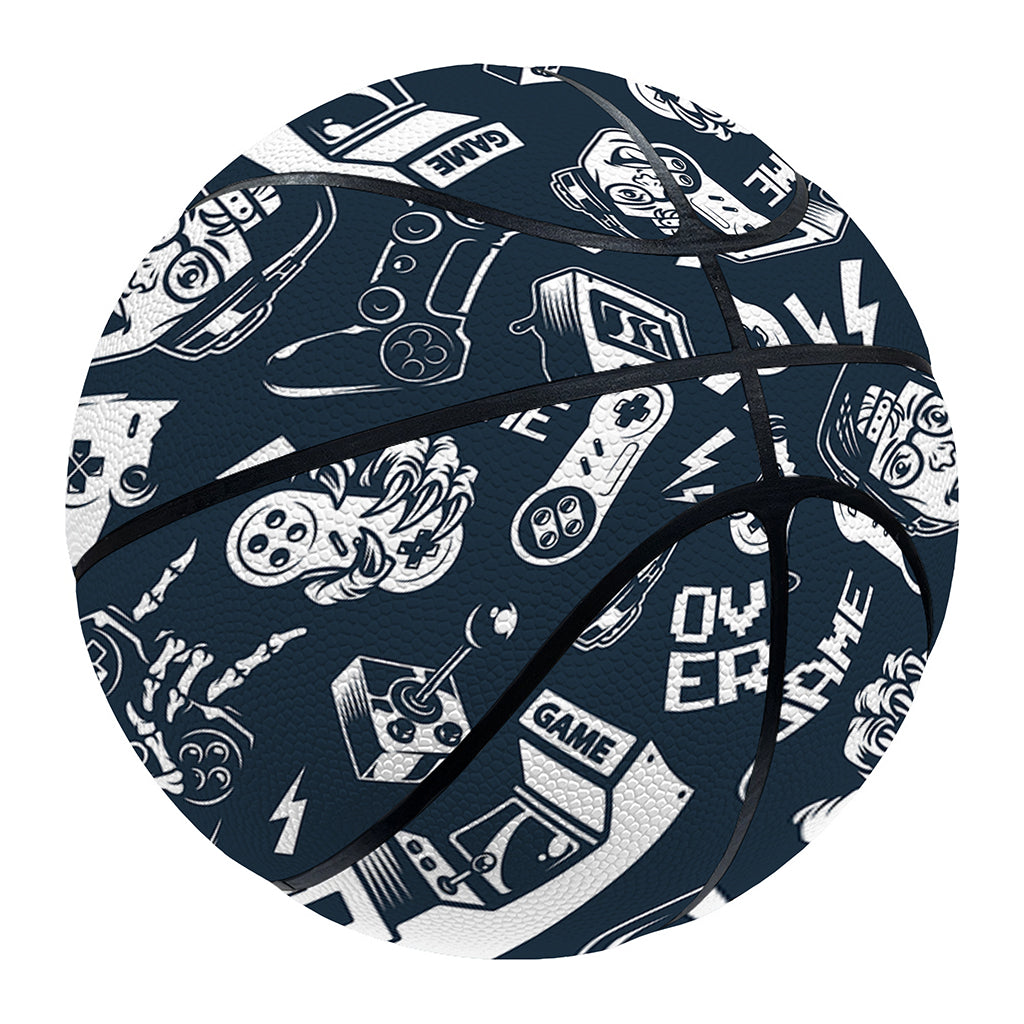 Video Game Devices Pattern Print Basketball