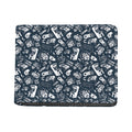 Video Game Devices Pattern Print Bifold Wallet