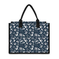 Video Game Devices Pattern Print Canvas Tote Bag