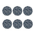 Video Game Devices Pattern Print Coaster Set