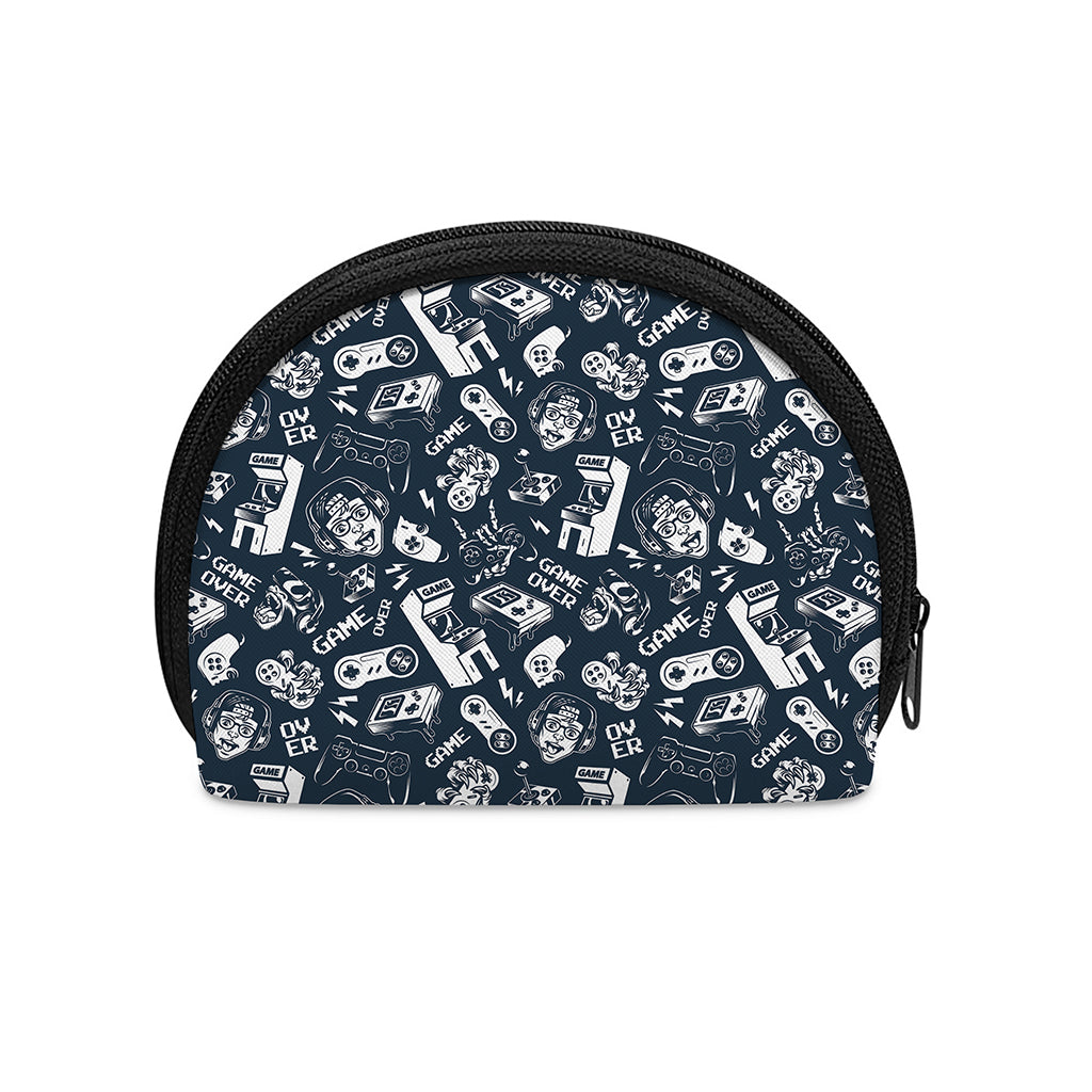 Video Game Devices Pattern Print Coin Purse