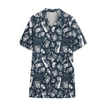 Video Game Devices Pattern Print Cotton Hawaiian Shirt