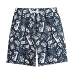 Video Game Devices Pattern Print Cotton Shorts