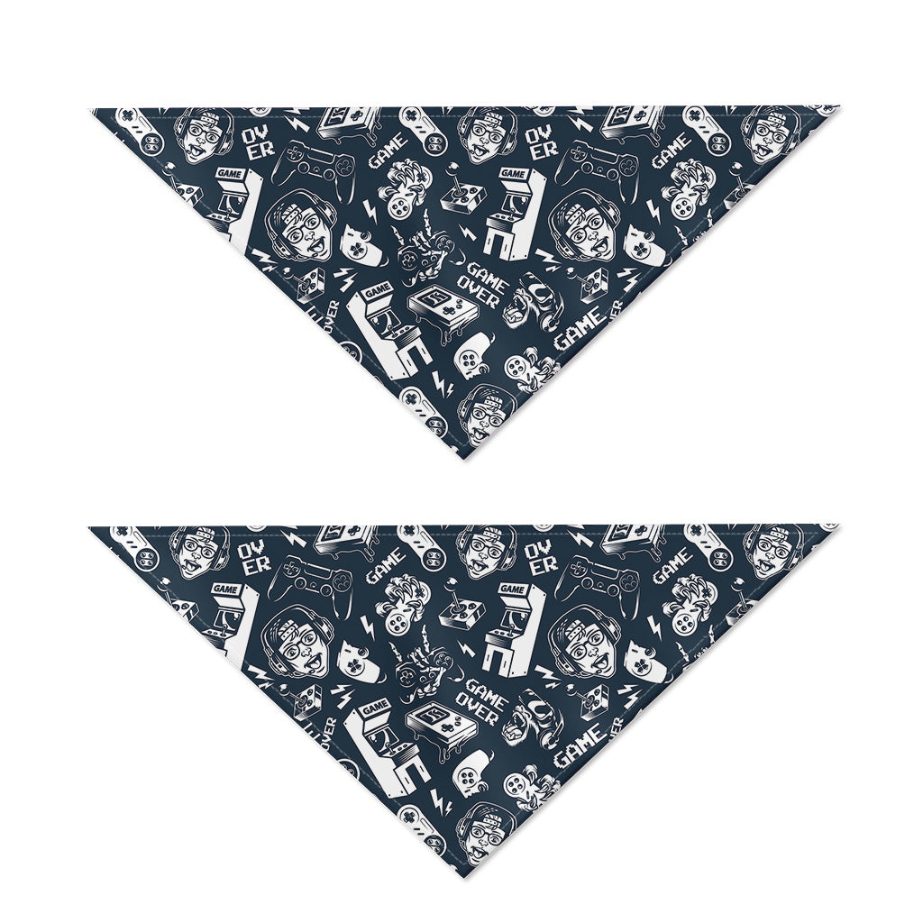 Video Game Devices Pattern Print Dog Bandana