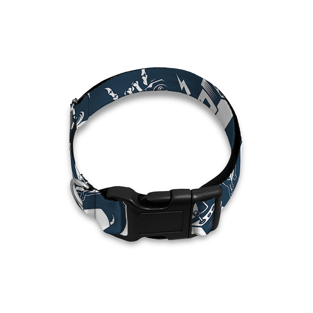 Video Game Devices Pattern Print Dog Collar
