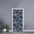 Video Game Devices Pattern Print Door Sticker
