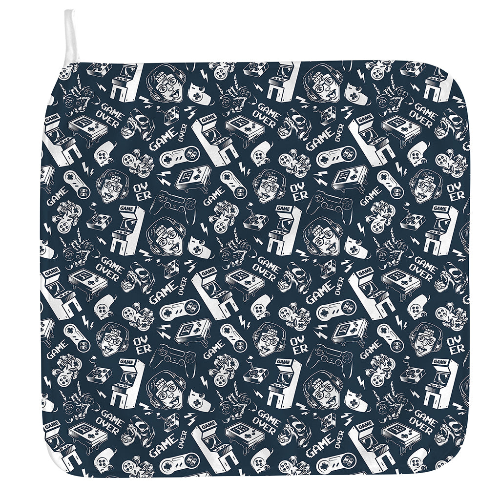 Video Game Devices Pattern Print Hand Towel
