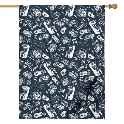 Video Game Devices Pattern Print House Flag