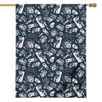 Video Game Devices Pattern Print House Flag