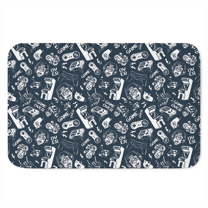Video Game Devices Pattern Print Indoor Door Mat