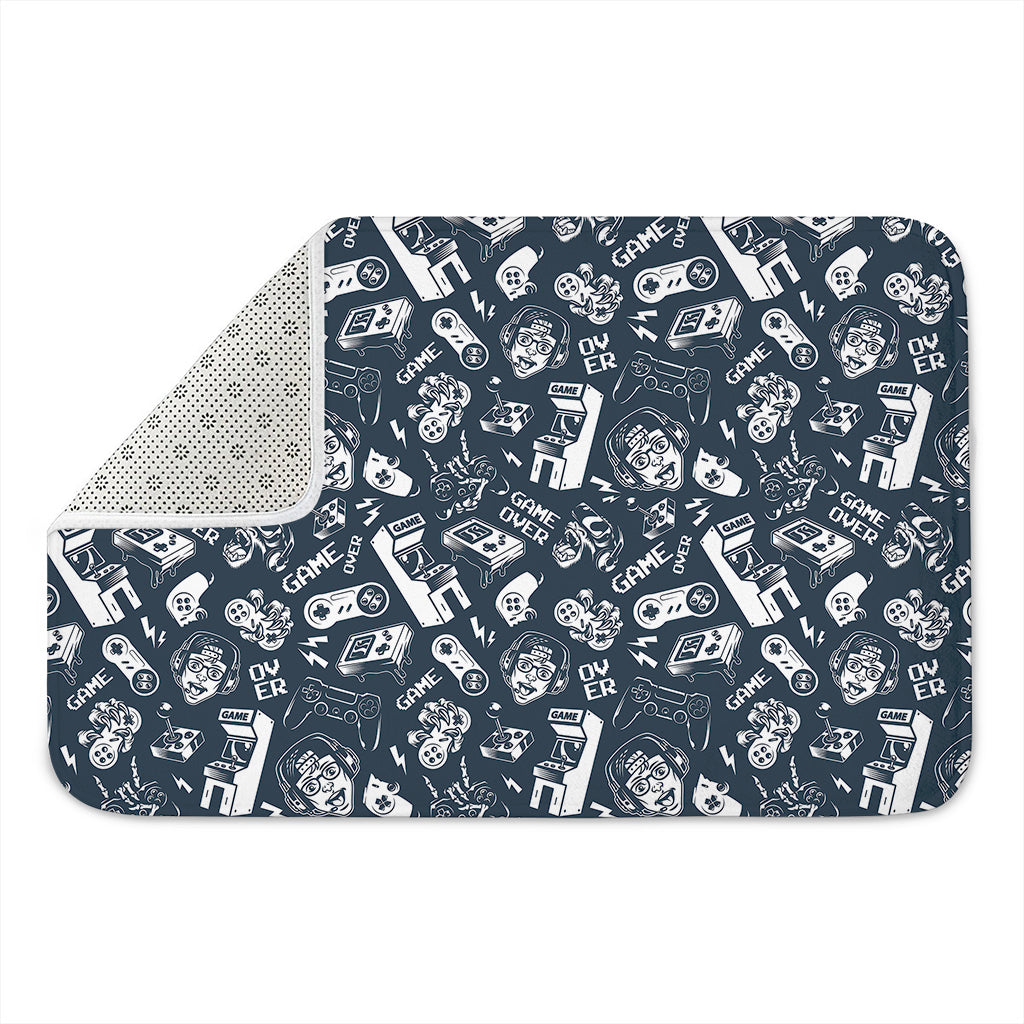 Video Game Devices Pattern Print Indoor Door Mat