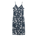 Video Game Devices Pattern Print Jersey Midi Cami Dress