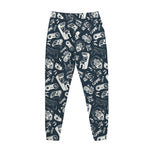 Video Game Devices Pattern Print Jogger Pants