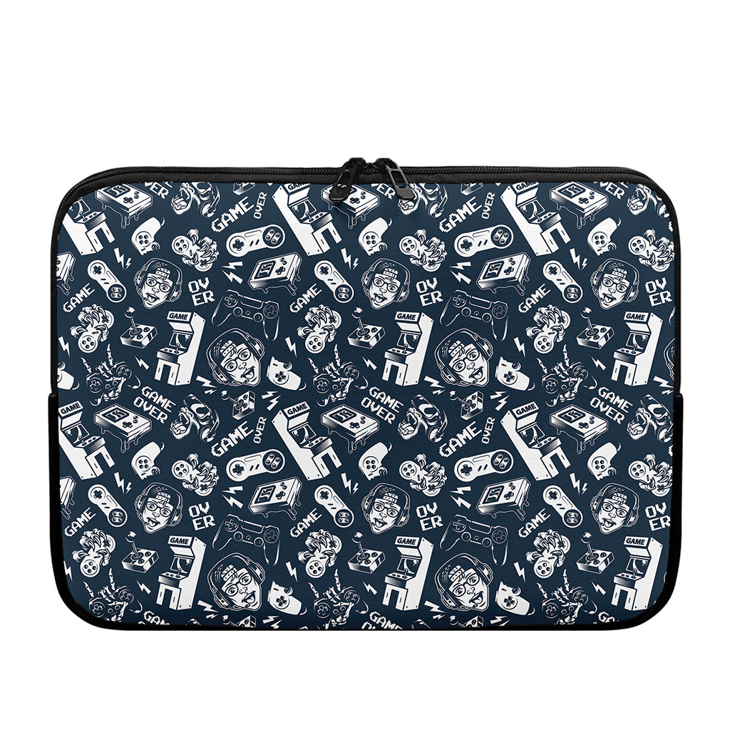 Video Game Devices Pattern Print Laptop Sleeve