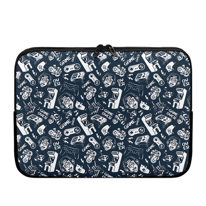 Video Game Devices Pattern Print Laptop Sleeve