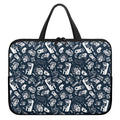 Video Game Devices Pattern Print Laptop Sleeve With Handle