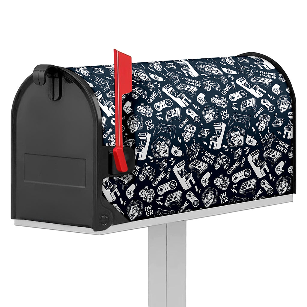 Video Game Devices Pattern Print Mailbox Cover