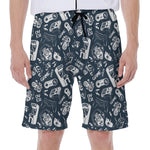 Video Game Devices Pattern Print Men's Beach Shorts