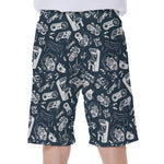 Video Game Devices Pattern Print Men's Beach Shorts
