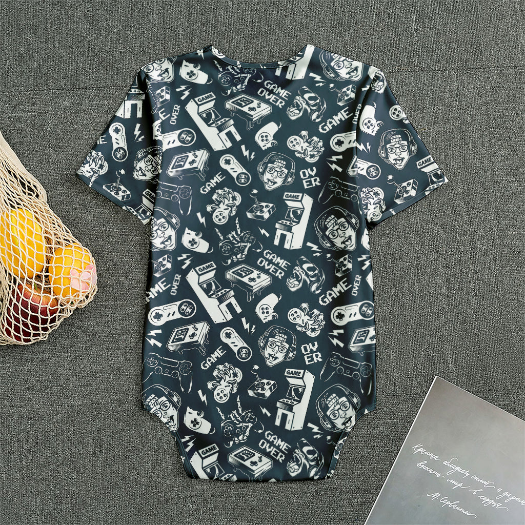 Video Game Devices Pattern Print Men's Bodysuit