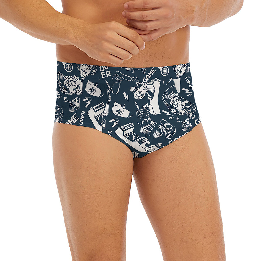 Video Game Devices Pattern Print Men's Briefs