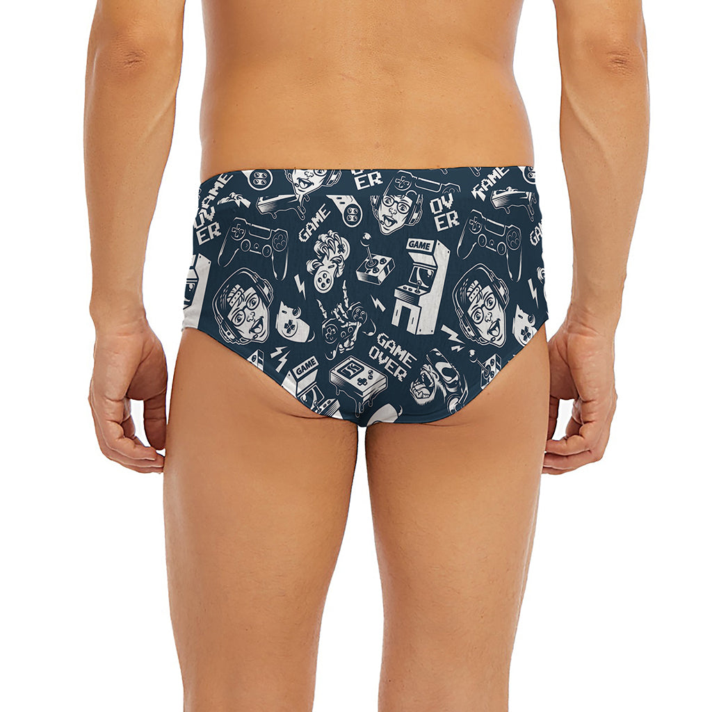 Video Game Devices Pattern Print Men's Briefs