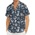 Video Game Devices Pattern Print Men's Deep V-Neck Shirt