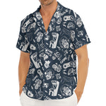 Video Game Devices Pattern Print Men's Deep V-Neck Shirt