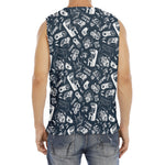 Video Game Devices Pattern Print Men's Fitness Tank Top