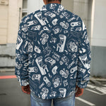 Video Game Devices Pattern Print Men's Shirt Jacket