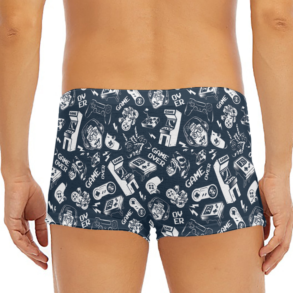 Video Game Devices Pattern Print Men's Short Boxer Briefs