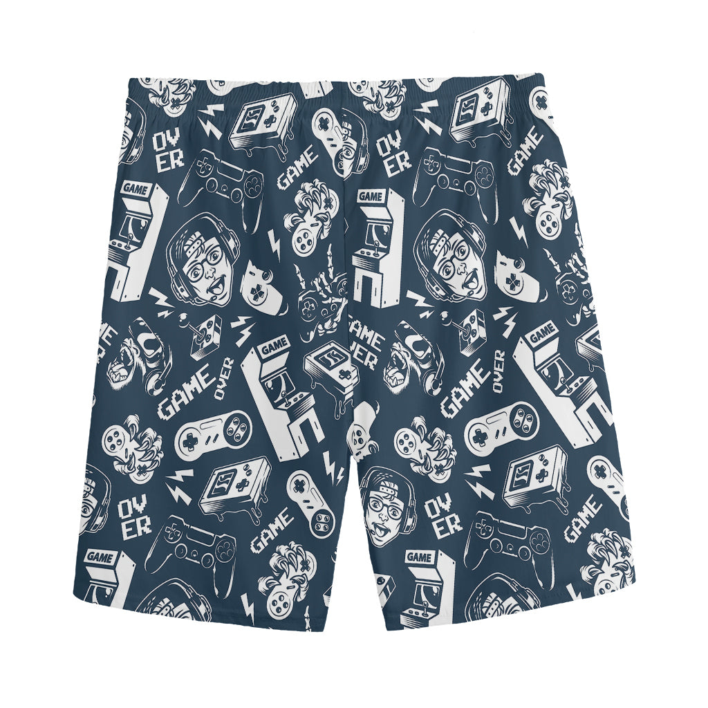 Video Game Devices Pattern Print Men's Sports Shorts