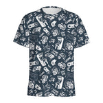 Video Game Devices Pattern Print Men's Sports T-Shirt