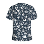 Video Game Devices Pattern Print Men's Sports T-Shirt