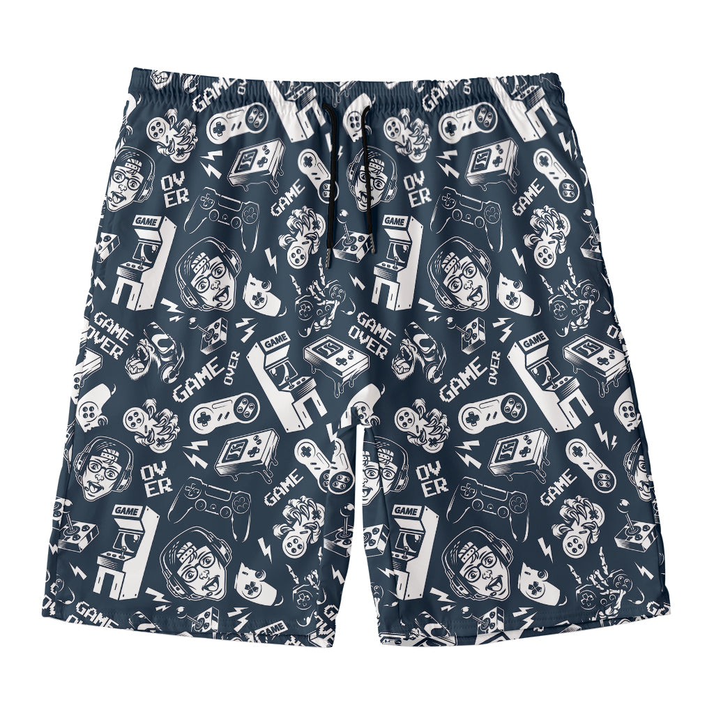 Video Game Devices Pattern Print Men's Swim Trunks