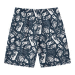 Video Game Devices Pattern Print Men's Swim Trunks