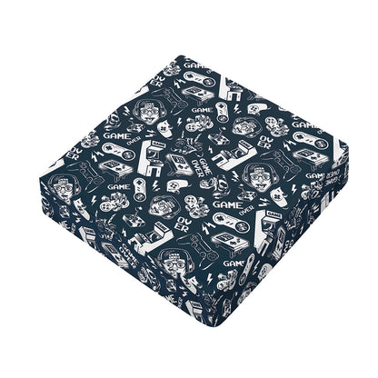 Video Game Devices Pattern Print Outdoor Seat Cushion Cover
