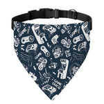 Video Game Devices Pattern Print Over The Collar Dog Bandana