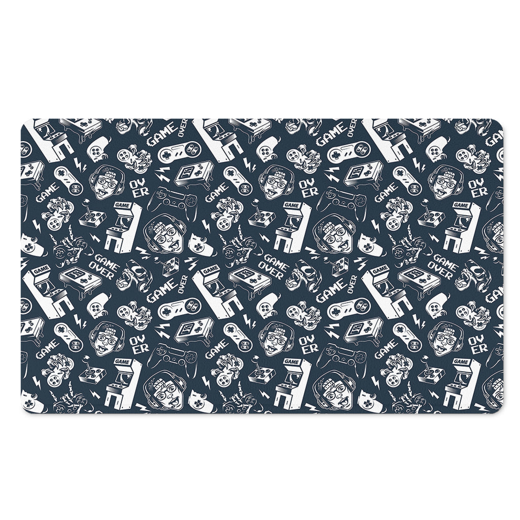 Video Game Devices Pattern Print Polyester Doormat